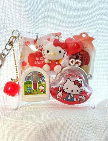 サンリオ『キティちゃん』ガチャ詰め合わせ レトロ ミニチュア バニティ 砂時計