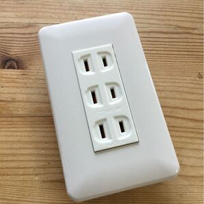 ★埋込トリプル(3口)コンセント器具セット(かんたん交換手順書あり)