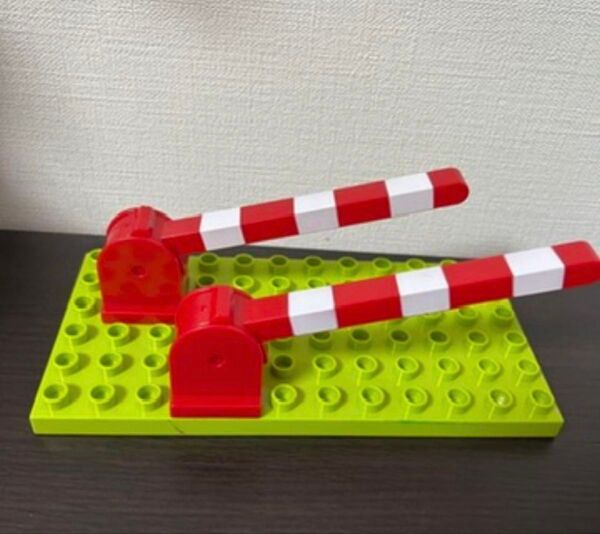 遮断機 踏切 2点セット アンパンマンブロックラボ レゴデュプロ 互換品