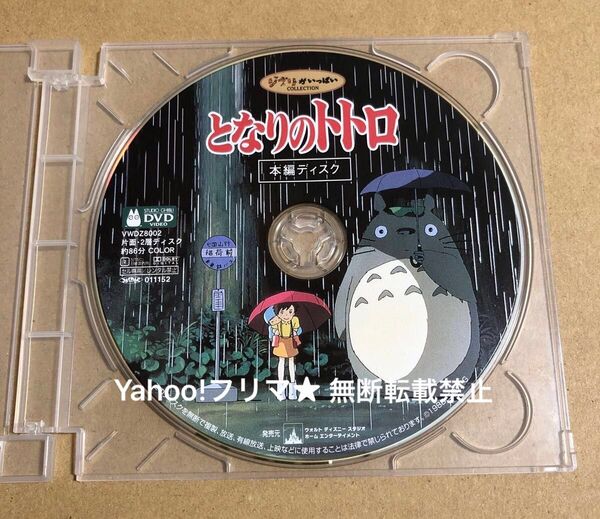 DVD ジブリ となりのトトロ 本編ディスク