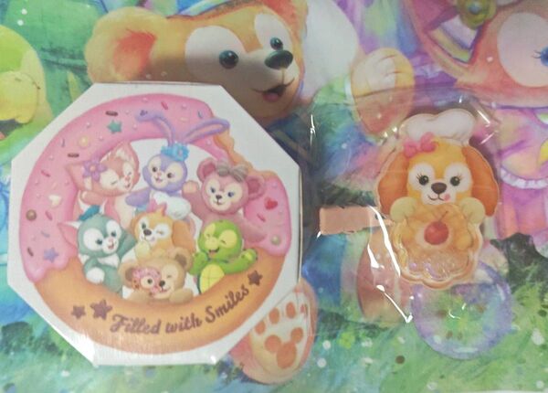 ディズニー ダッフィー&フレンズ フィルドウィズジョイ ヘアクリップ クッキーアン
