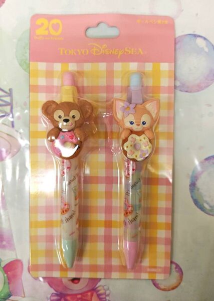 ディズニー ダッフィー&フレンズ フィルドウィズジョイ ボールペン 2本セット