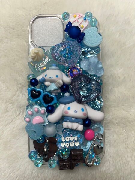 デコ電 iPhone15pro デコケース iPhone用