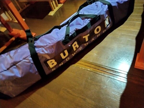 BURTON スノーボードケース パープル 約170cm 中古 スノーボードバック 旅行