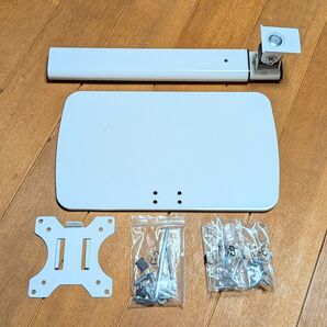 サンワサプライ モニタースタンド 高さ調整 ホワイト 100-LAD002W