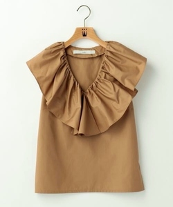  прекрасный товар Tiarala Full color безрукавка блуза бежевый 