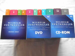 廉価　　CD　　「 フルトヴェングラーの遺産　／　WILHELM FURTWANGLER - DAS VERMACHTNIS 」 全107枚 ＋ DVD ＋ CD-ROM ＋ BOOKLET