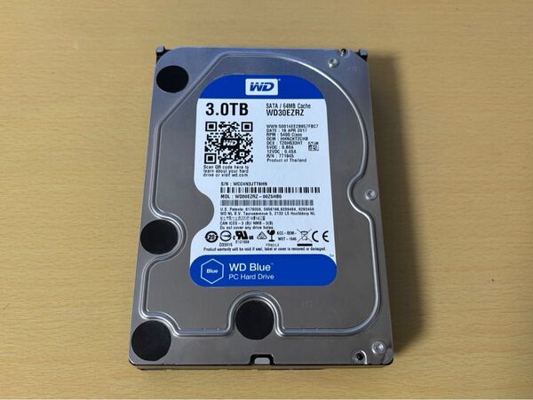 WD / 3.5インチ HDD 3TB 5400rpm SATA