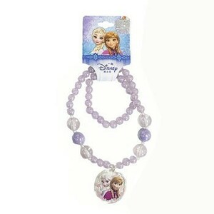  including carriage hole . snow. woman . beads necklace 14055 FROZEN hole snow Disney pendant purple girl child accessory Kids toy 