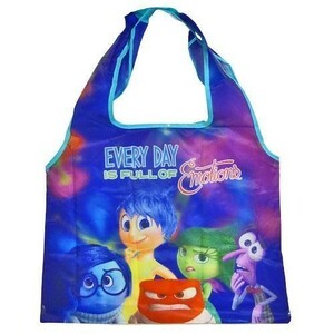 送料込 インサイドヘッド ショッピングバッグ 10847k Inside Out PIXAR グッズ エコバッグ 折りたたみ ショルダー ディズニー Disney 映画