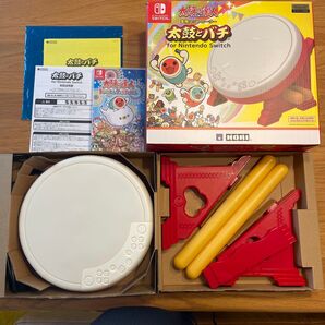 太鼓の達人 専用コントローラー 太鼓とバチ for Nintendo Switch NSW-079とソフトのセット