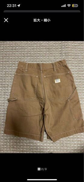 リーバイス ショートパンツ ハーフパンツ ショーツ ワークパンツ 古着 ダック 短パン Carhartt