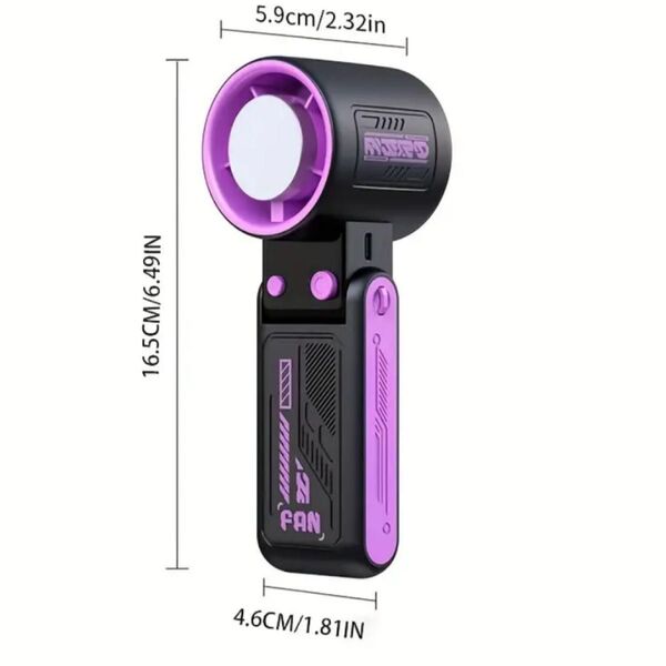 ハンディファン ハンディ扇風機 軽量 長時間 デジタル表示 冷却プレート 冷気 涼しい ポータブル扇風機 熱中症対策