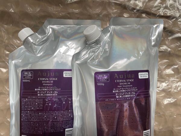 Aujua ディオーラム シャンプー トリートメント 詰め替えセット 1000ml