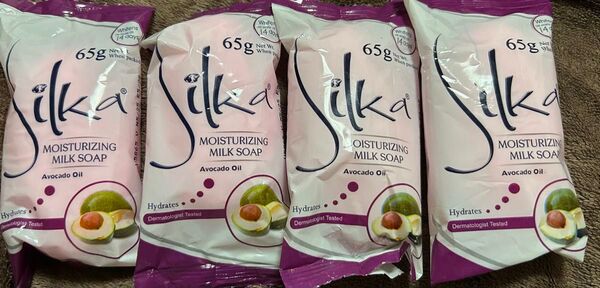 Silka モイスチャライジングミルクソープ アボカドオイル 65g 4個フィリピン 東南アジア アロマ リラックス効果