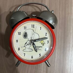 スヌーピー 目覚まし時計 レトロ