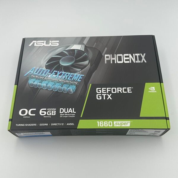 未使用 ASUS グラフィックボード NVIDIA GeForce GTX 1660S 搭載 6G PH-GTX1660S-O6G