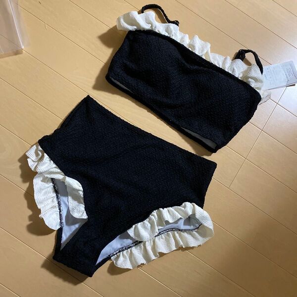 新品未使用タグ付き M 水着 ビキニ シンプル 可愛い スイムウェア