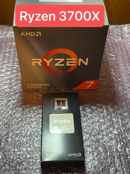 AMD Ryzen 7 3700X 8コア16スレッド 未使用クーラー付 AM4 動作確認済み