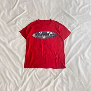 Tシャツ T-Shirt メンズ レッド オーバーサイズ 古着 ヴィンテージ アメカジ ストリート y2k