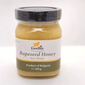 450g菜の花 生はちみつRapeseed Honey ブルガリア産