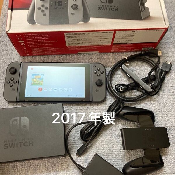 Nintendo Switch JOY-CON(L) (R) グレー完品 旧型 未対策器 動作確認済