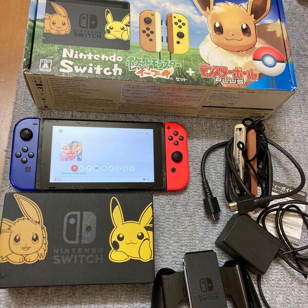 Nintendo Switch ポケットモンスター Lets Go! イーブイ セット モンスターボール 動作品