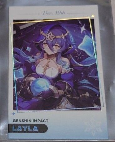 原神 ファンタジービレッジ 購入特典 カード レイラ