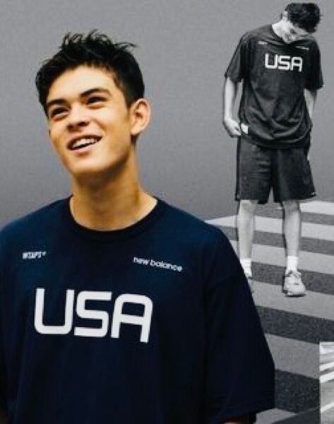 WTAPS × NEW BALANCE ニューバランス アカデミー 半袖Tシャツ USA ダブルタップス