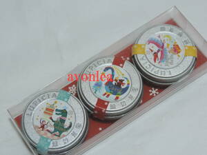 rupisia Christmas limitation miniature can 3 piece set dino ① magnet seat attaching (Lupicia/Xmas/ magnet / dinosaur 