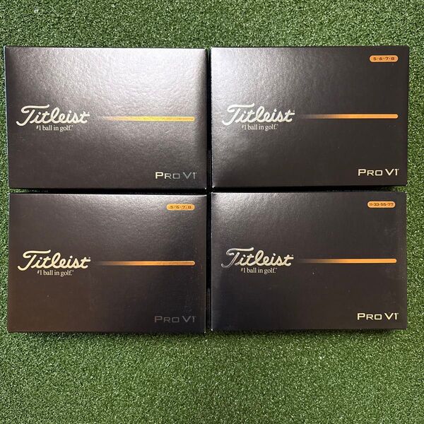 タイトリスト プロV1 Titleist PRO V1 ゴルフボール 4ダースセット 新品未使用