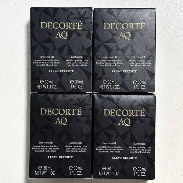コスメデコルテ AQ エマルジョンER&ローションER 30ml×各4個セット