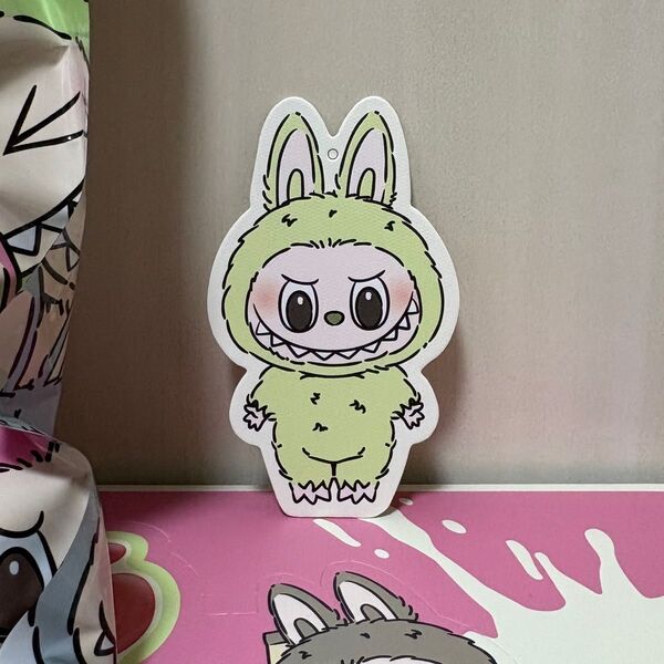 THE MONSTERS Macaron ぬいぐるみ Green grape ラブブ