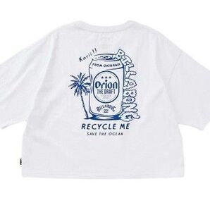 送料込★稀少早い者勝ち★完売新品★【BILLABONG × ORION】ルーズクロップドTシャツ RECYCLE ME