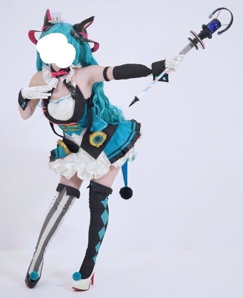 初音ミク コスプレ マジカルミライ2019 マジミラ サーカス ステッキ