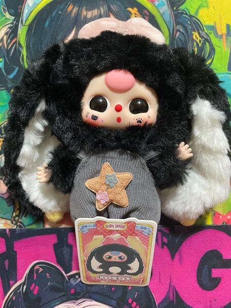 Baby three ベイビースリー マカロンシリーズ 垂れ耳うさぎぬいぐるみ