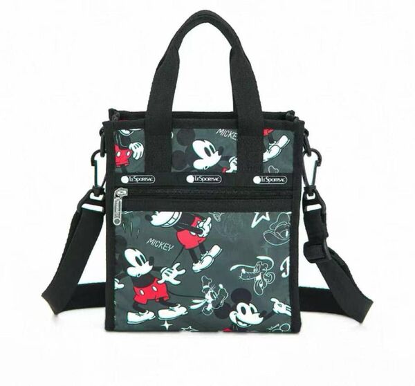 【新品】LeSportsacレスポートサック ミッキー ショルダーバッグ バッグ