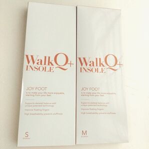 【クーポン適用で200円引】ウォーキュット インソール 2箱 WalkQ+ INSOLE Mサイズ×1 Sサイズ×1