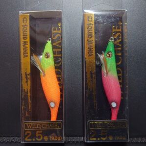 ④-6 スクイッドマニア ワイルドチェイス2.5号(ミニキャロット・RG/強スイカ) 2個セット