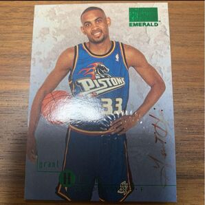 グラントヒル 直筆サイン レデ skybox エメラルド NBAカード