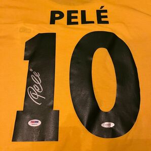 PSA証明書 ペレ 直筆サイン 入り ブラジル代表ユニフォーム