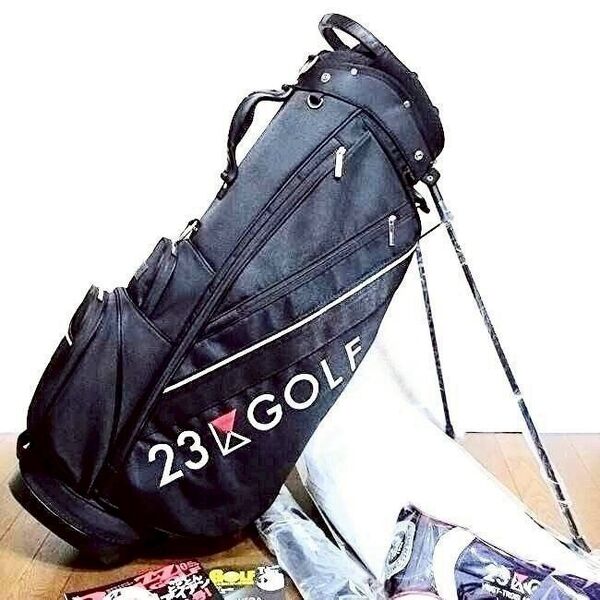 23区 GOLF キャディバック ONWARD ゴルフバック ヘッドカバー ネームプレート ニジュウサンク 限定正規品 送料無料