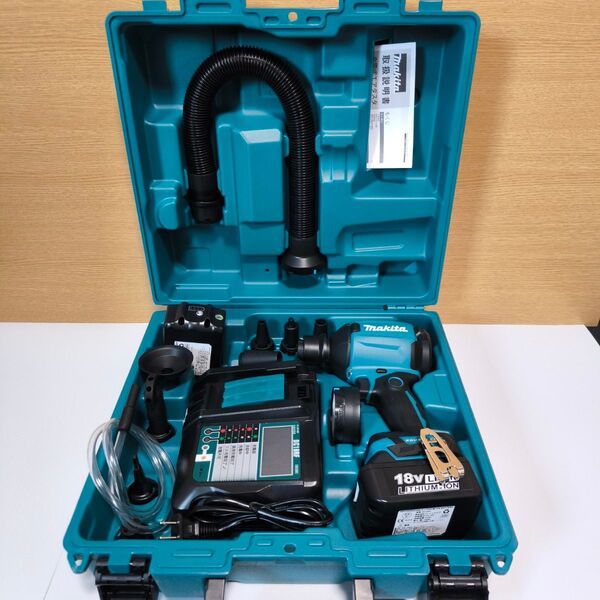 18V バッテリー2個付 液晶充電器 マキタ 充電式エアダスタ AS180DZ