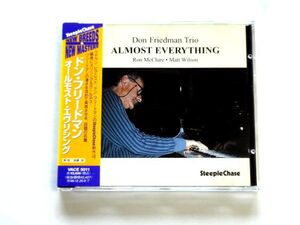 国内盤 CD【SCCD31368】ドン・フリードマン Don Friedman / オールモスト・エヴリシング Almost Everything / 送料310円～