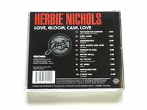 輸入盤 CD【742827301129】Herbie Nichols Trio ハービー・ニコルス / Love , Gloom , Cash , Love / 送料310円～_画像2