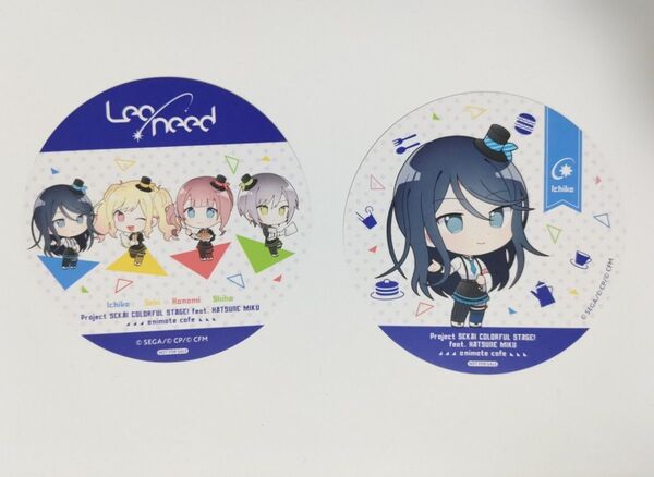 プロセカ アニメイトカフェ コースター Leo/need & 星乃一歌 2枚セット