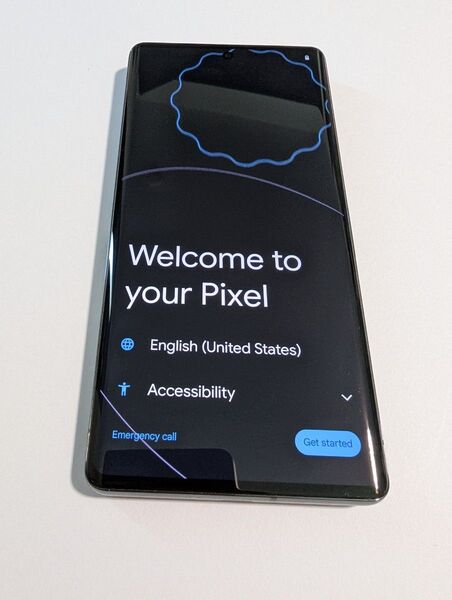 【美品】Google pixel7 pro 128GB SIMフリー Obsidian 訳あり