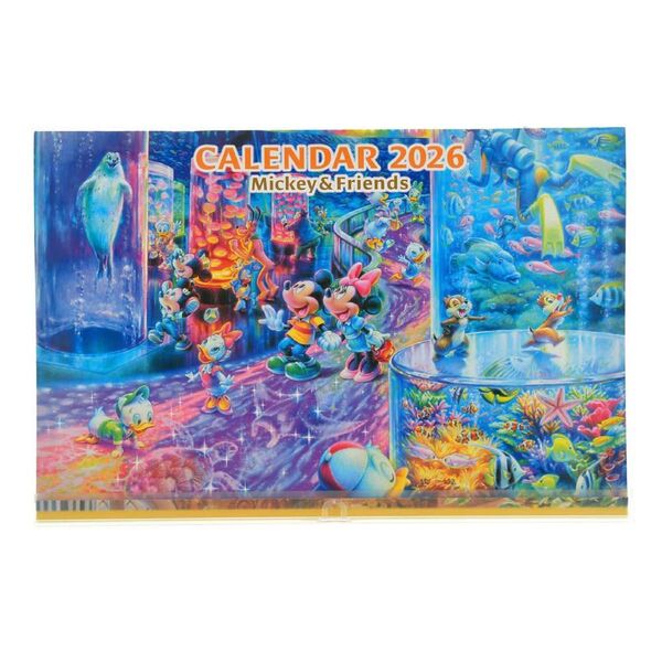 8/5発売8/6購入Disneyストア購入ミッキー&フレンズ 壁掛けカレンダーCALENDAR&ORGANIZER 2026 1部