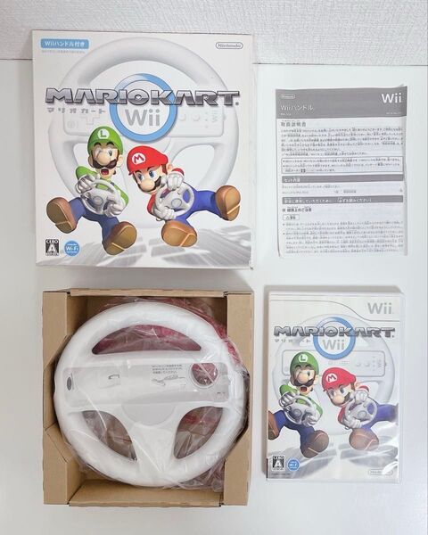 Wii マリオカート Wiiハンドル Nintendo 任天堂 ニンテンドー ゲームソフト