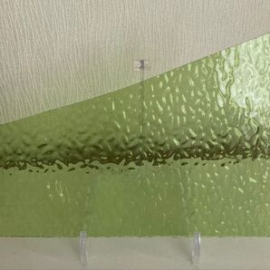 ウィズマーク『EMライトオリーブグリーン』① ステンドグラスガラス材料